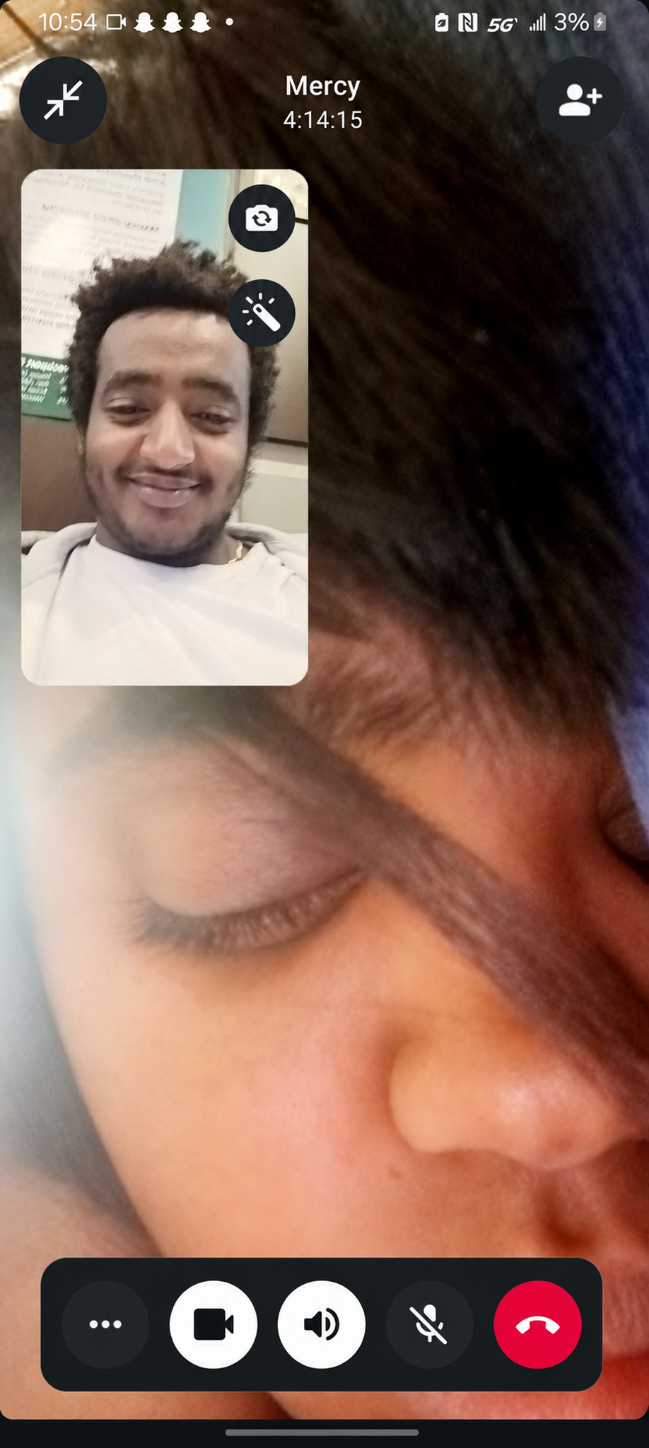 A four-hour video call with Mercy