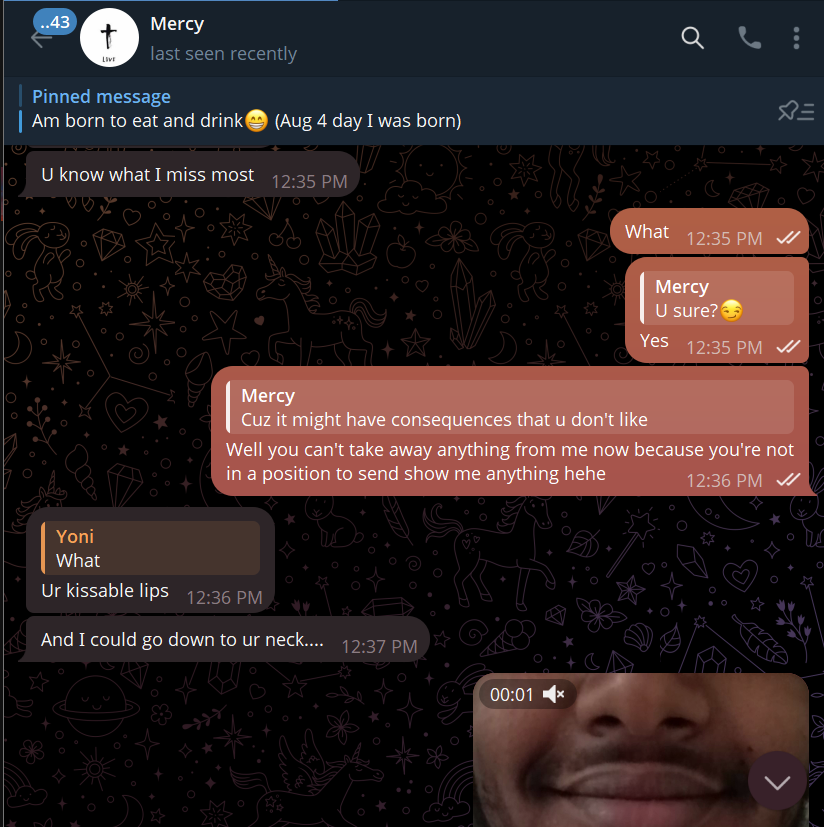 A playful conversation with Mercy